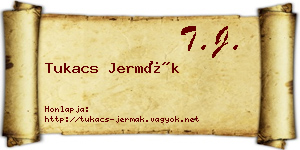 Tukacs Jermák névjegykártya